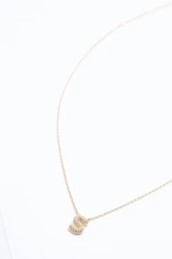 S Initial Bubble Necklace