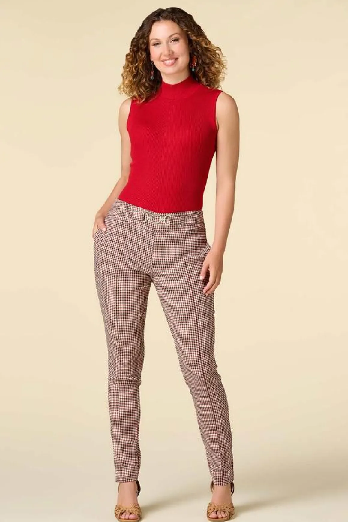 Scarlet Plaid Pants