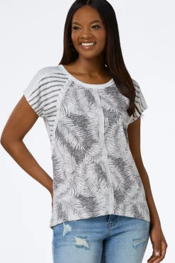 Seamed Palm Leaf Top