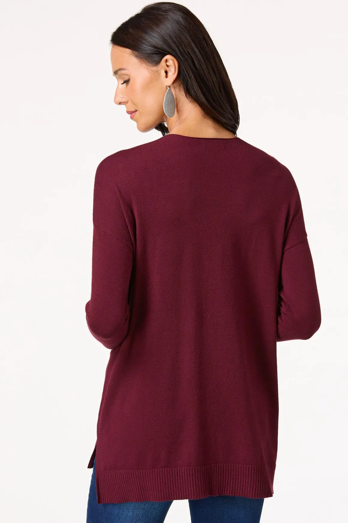 Seamed Sweater