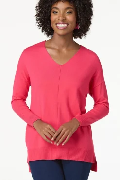 Seamed Sweater