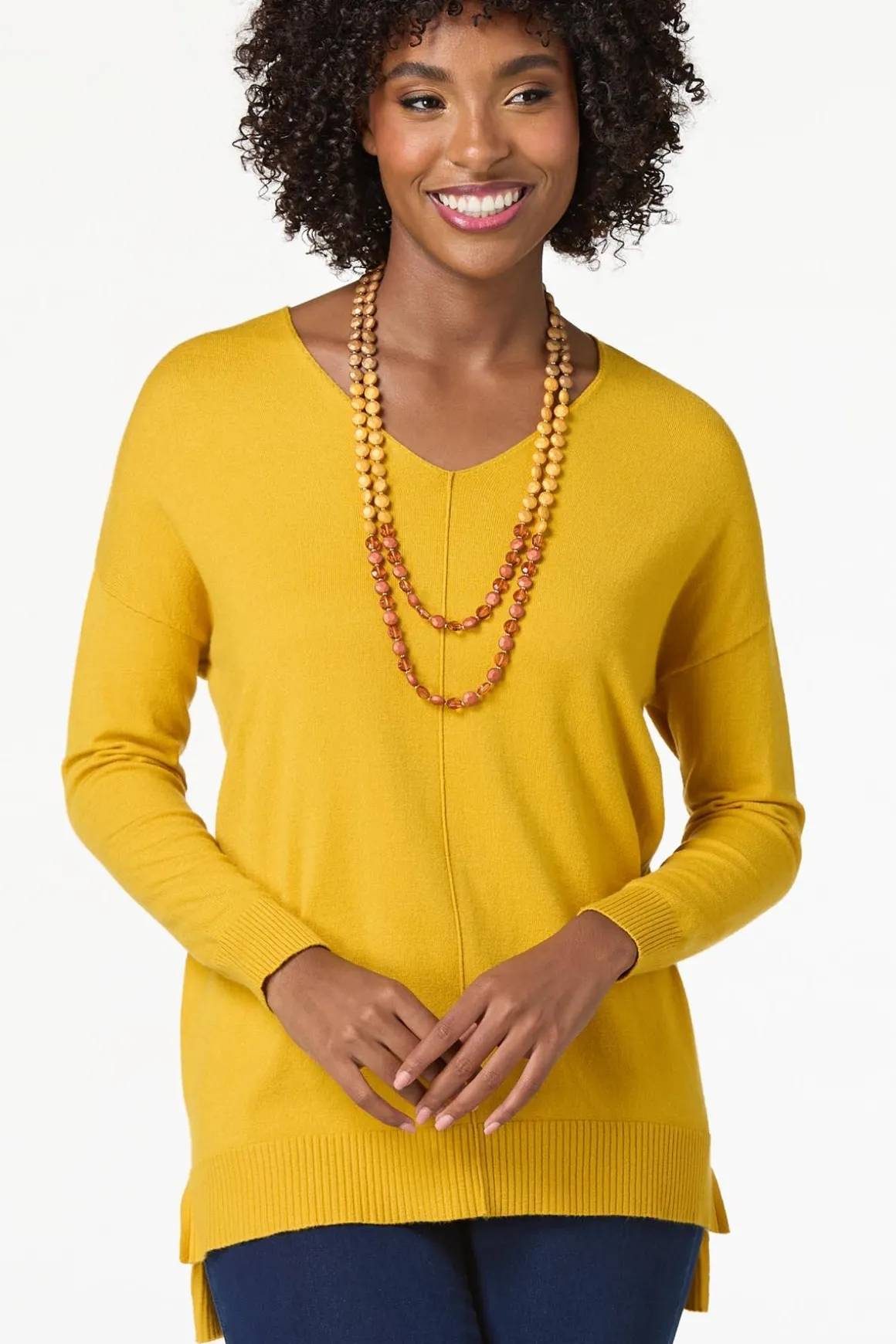 Seamed Sweater