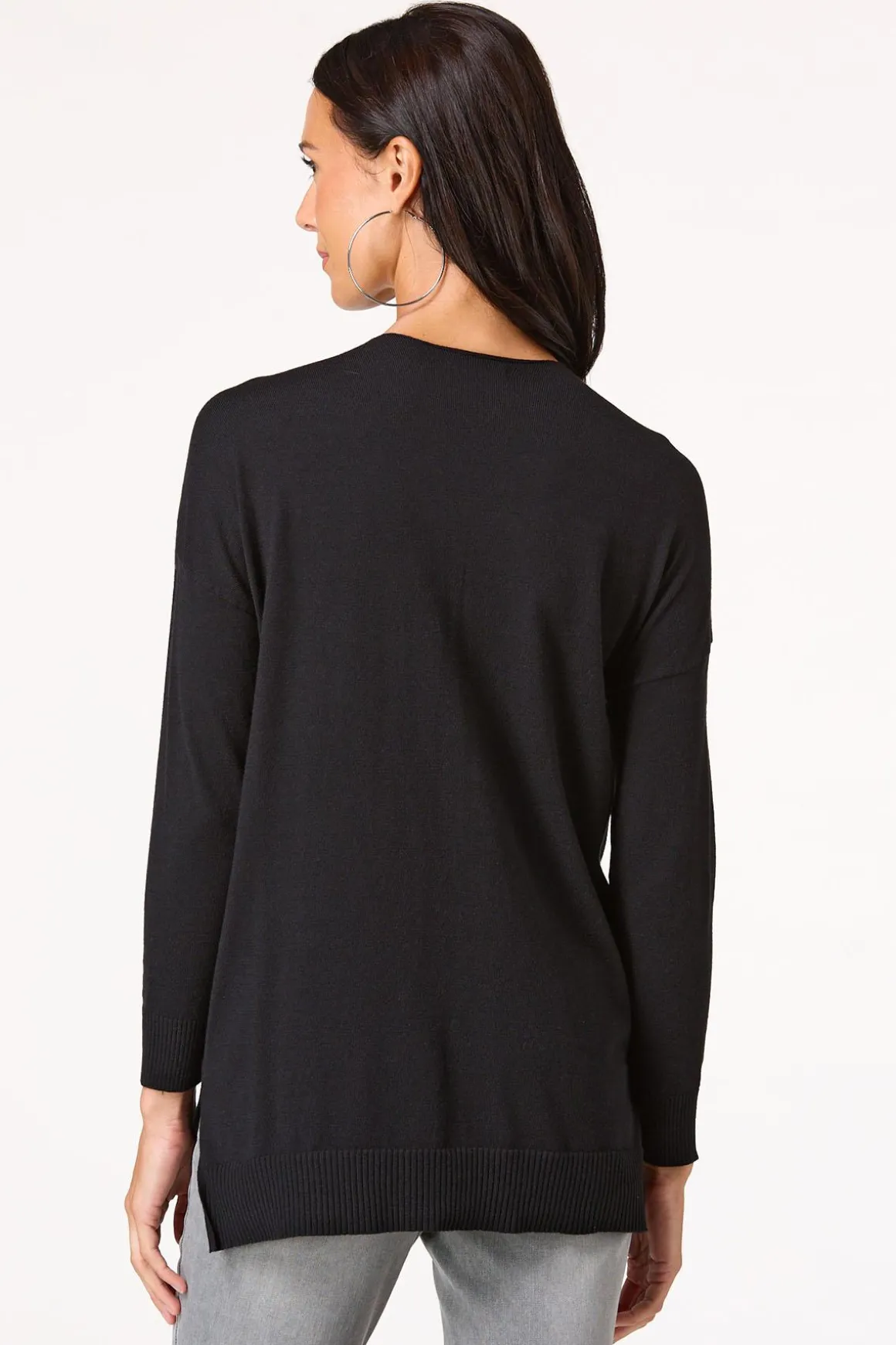 Seamed Sweater
