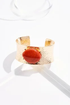 Semi- Precious Stone Cuff Bracelet