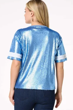 Sequin Game Day Top