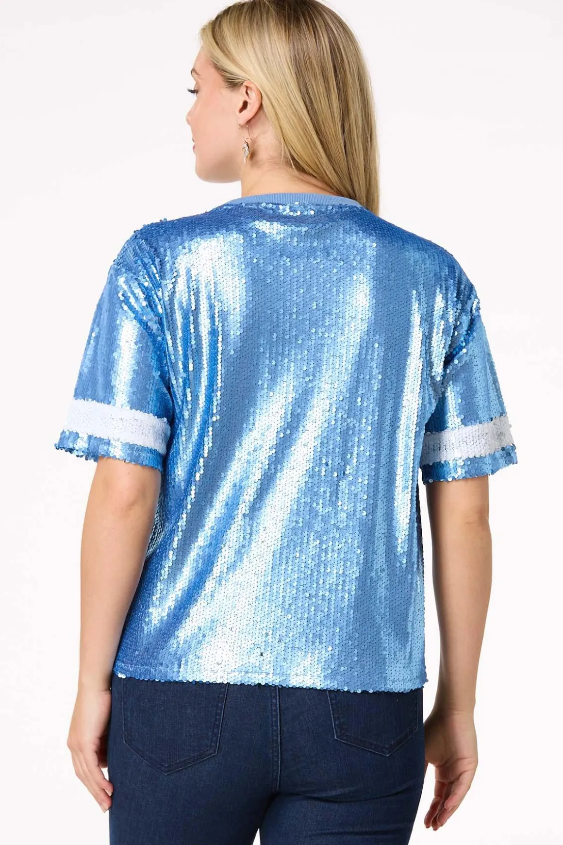 Sequin Game Day Top