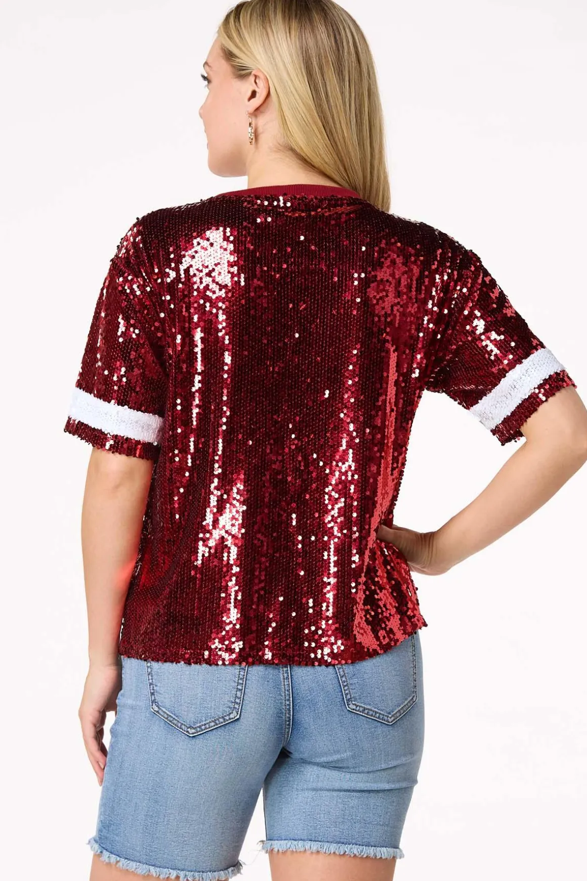 Sequin Game Day Top