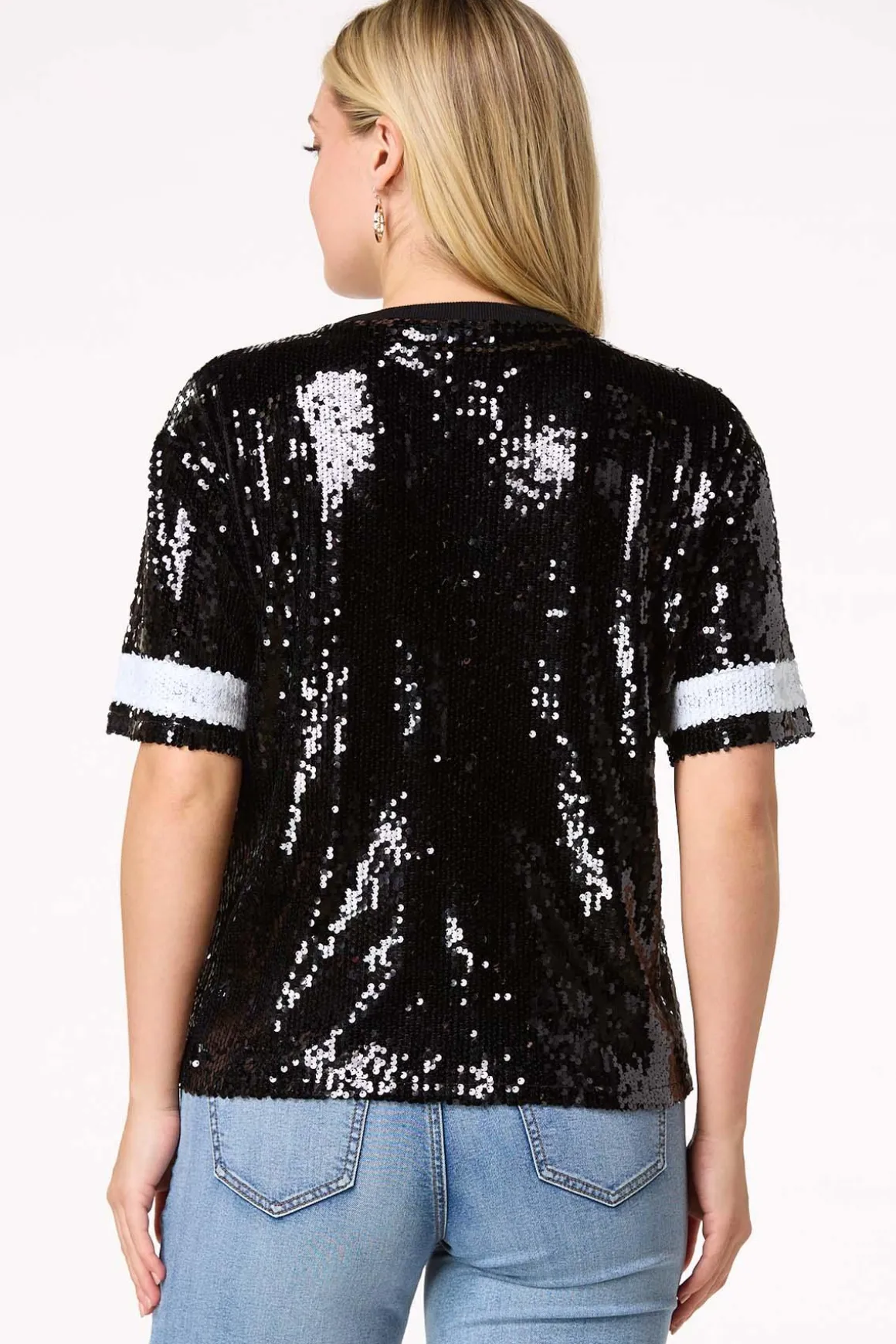 Sequin Game Day Top