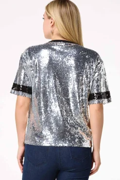 Sequin Game Day Top