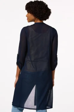 Sheer Cardigan Duster