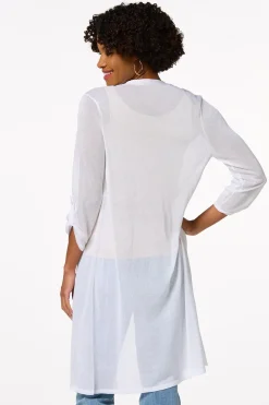 Sheer Cardigan Duster