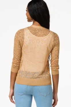 Sheer Floral Cardigan