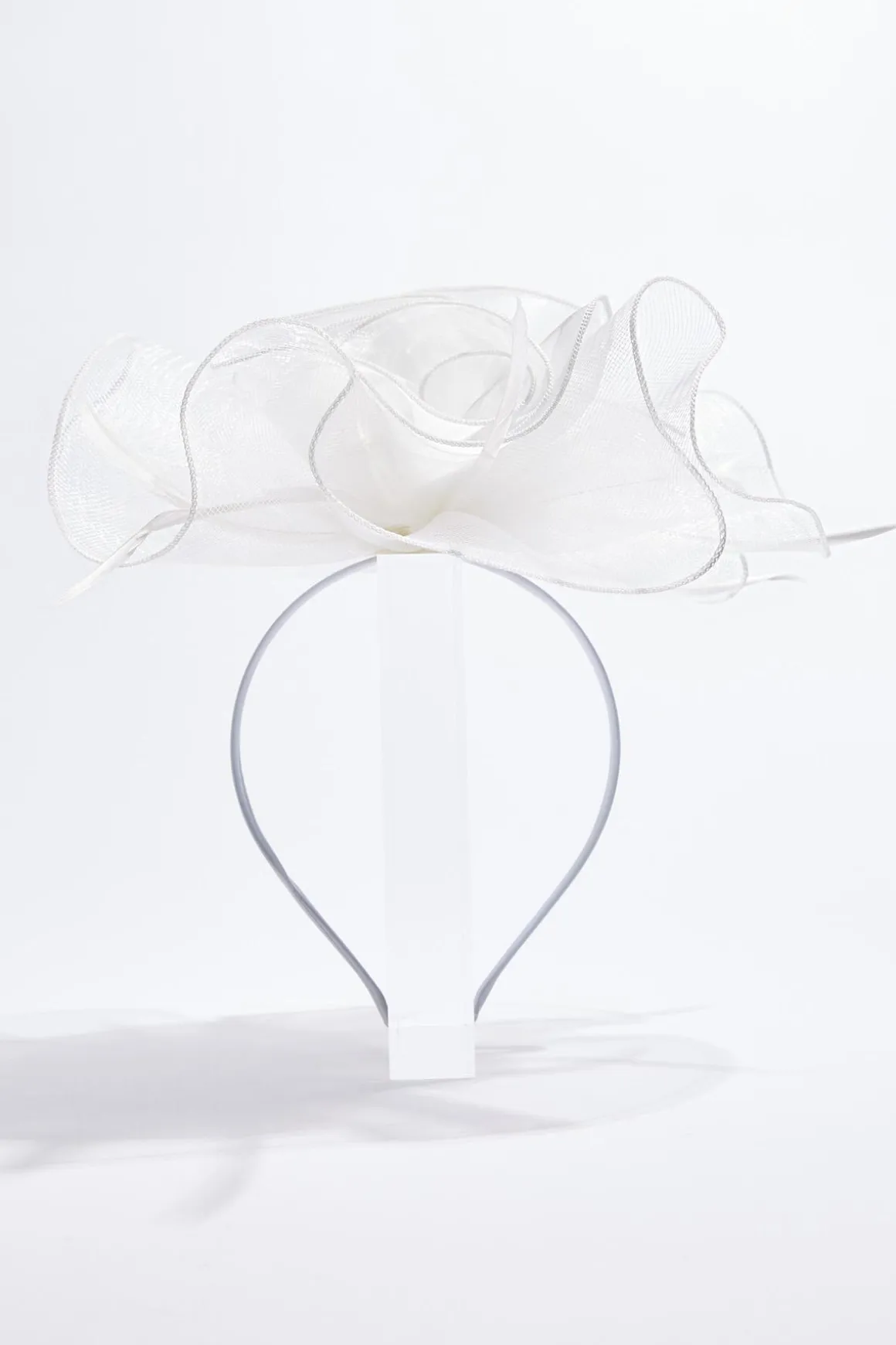 Shimmer Organza Rosette Fascinator