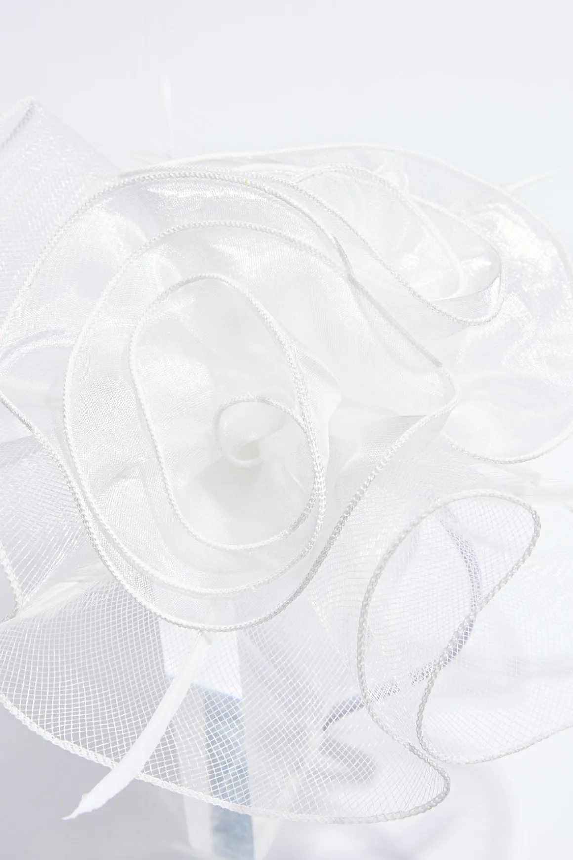 Shimmer Organza Rosette Fascinator