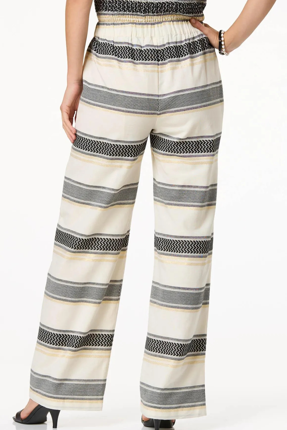 Shimmer Stripe Pants