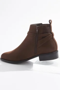 Side Stretch Horsebit Booties