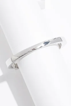 Silver Cross Cuff Bracelet