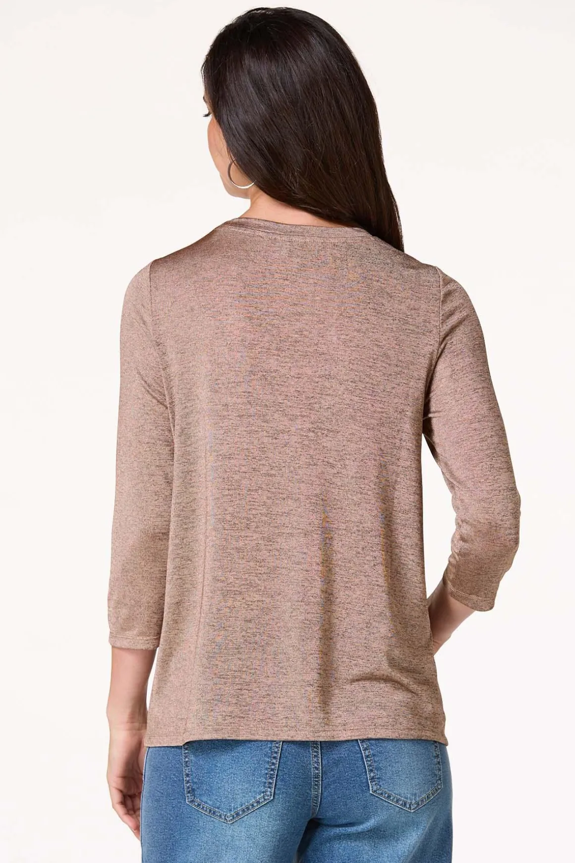 Sleek Stud Cross Top