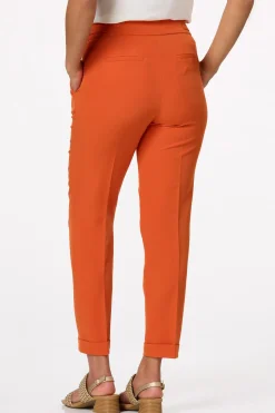 Slim Button Tab Pants