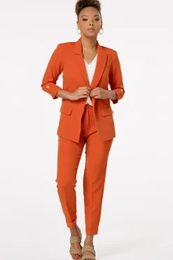Slim Button Tab Pants