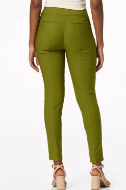 Slim Gold Buckle Pants