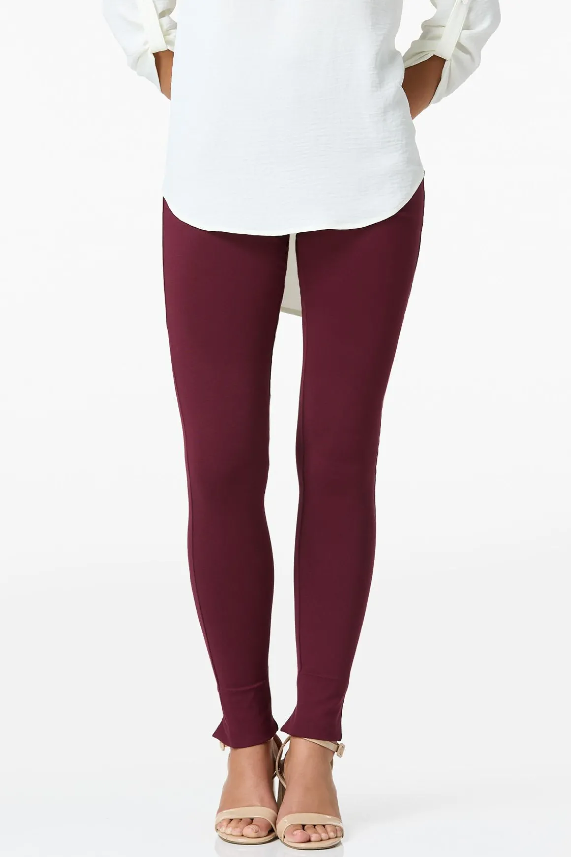 Slit Back Ponte Leggings