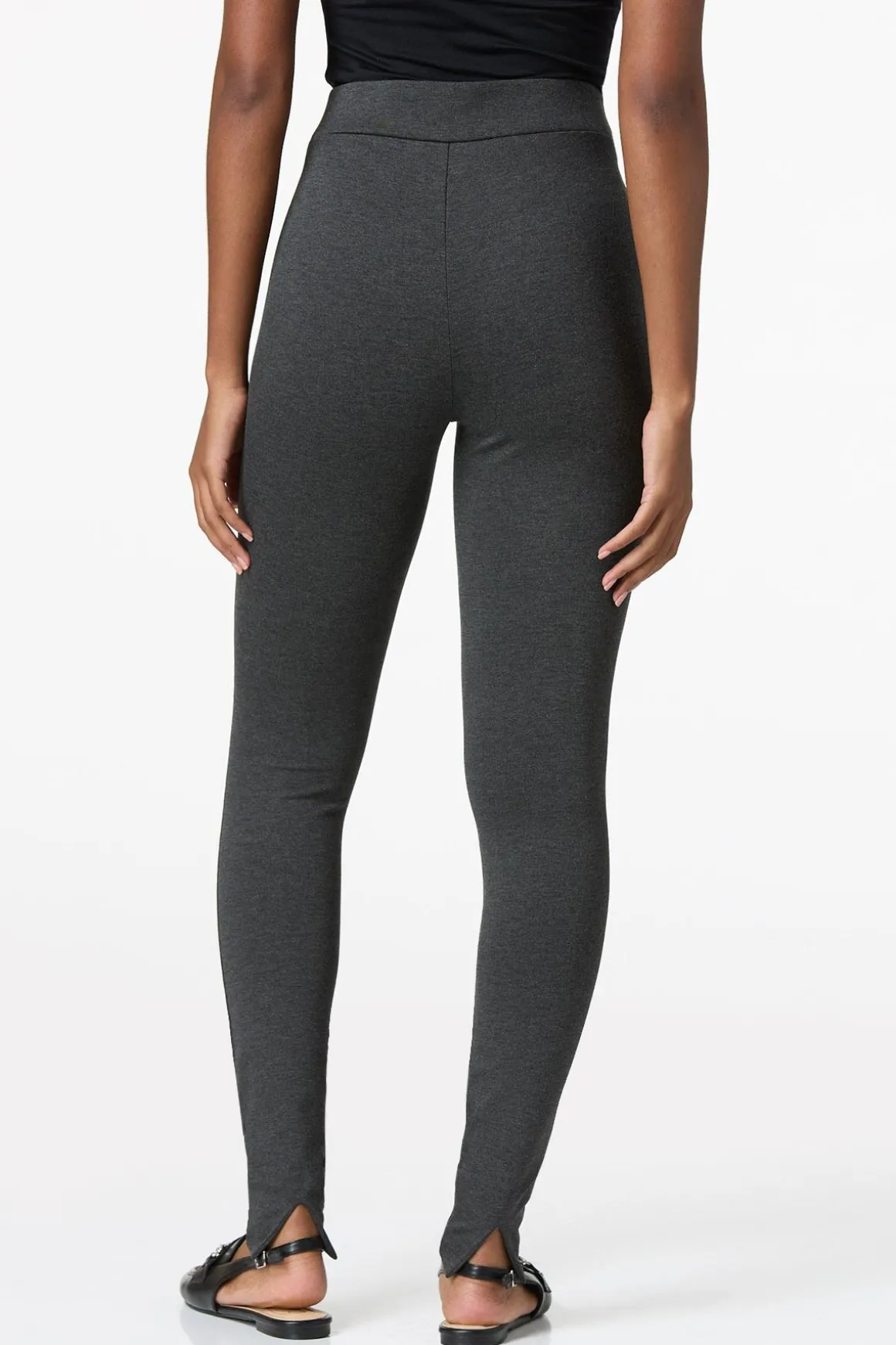 Slit Back Ponte Leggings