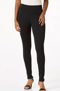 Slit Back Ponte Leggings