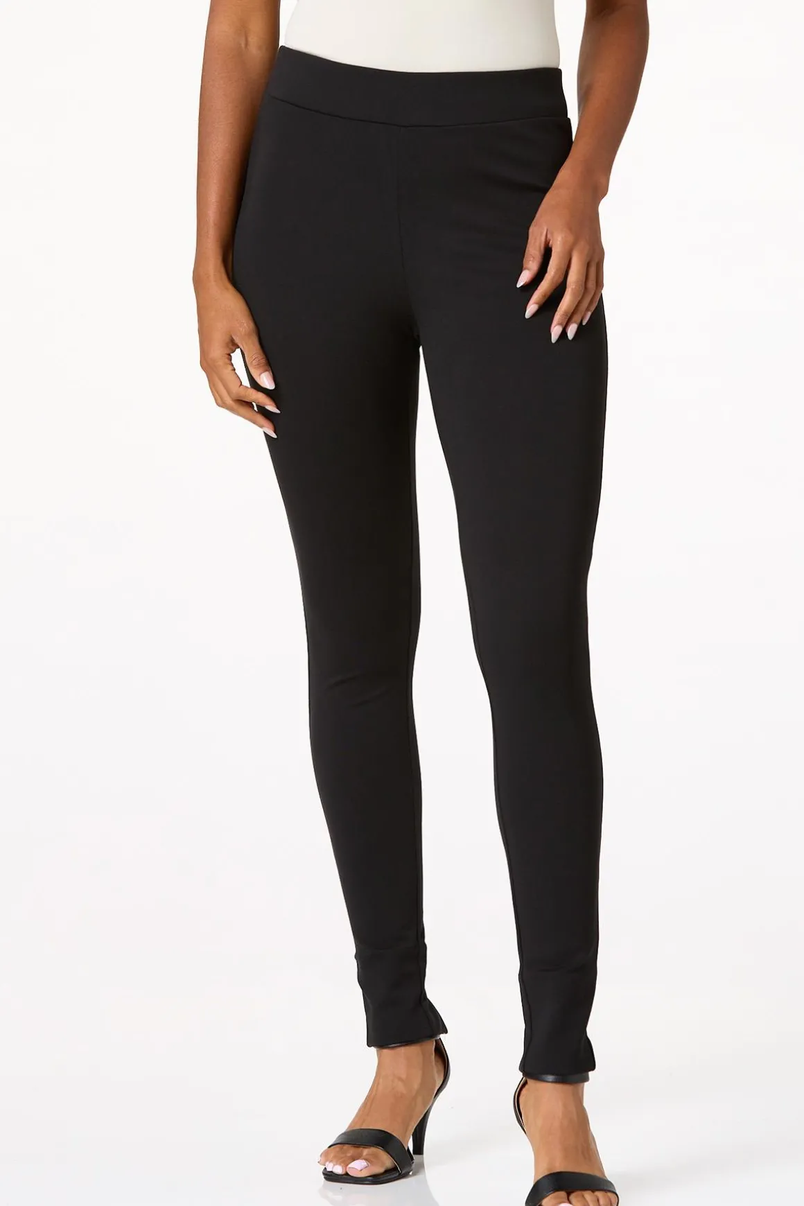 Slit Back Ponte Leggings