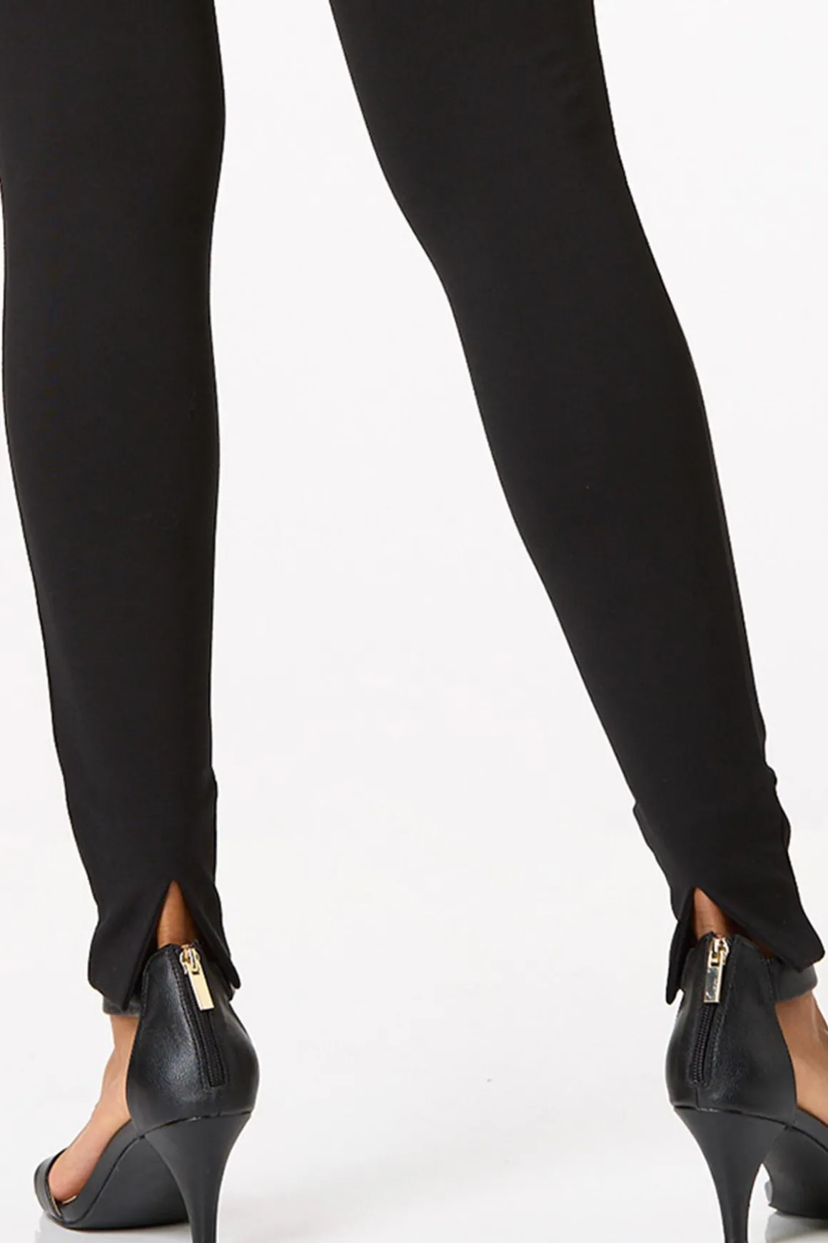 Slit Back Ponte Leggings
