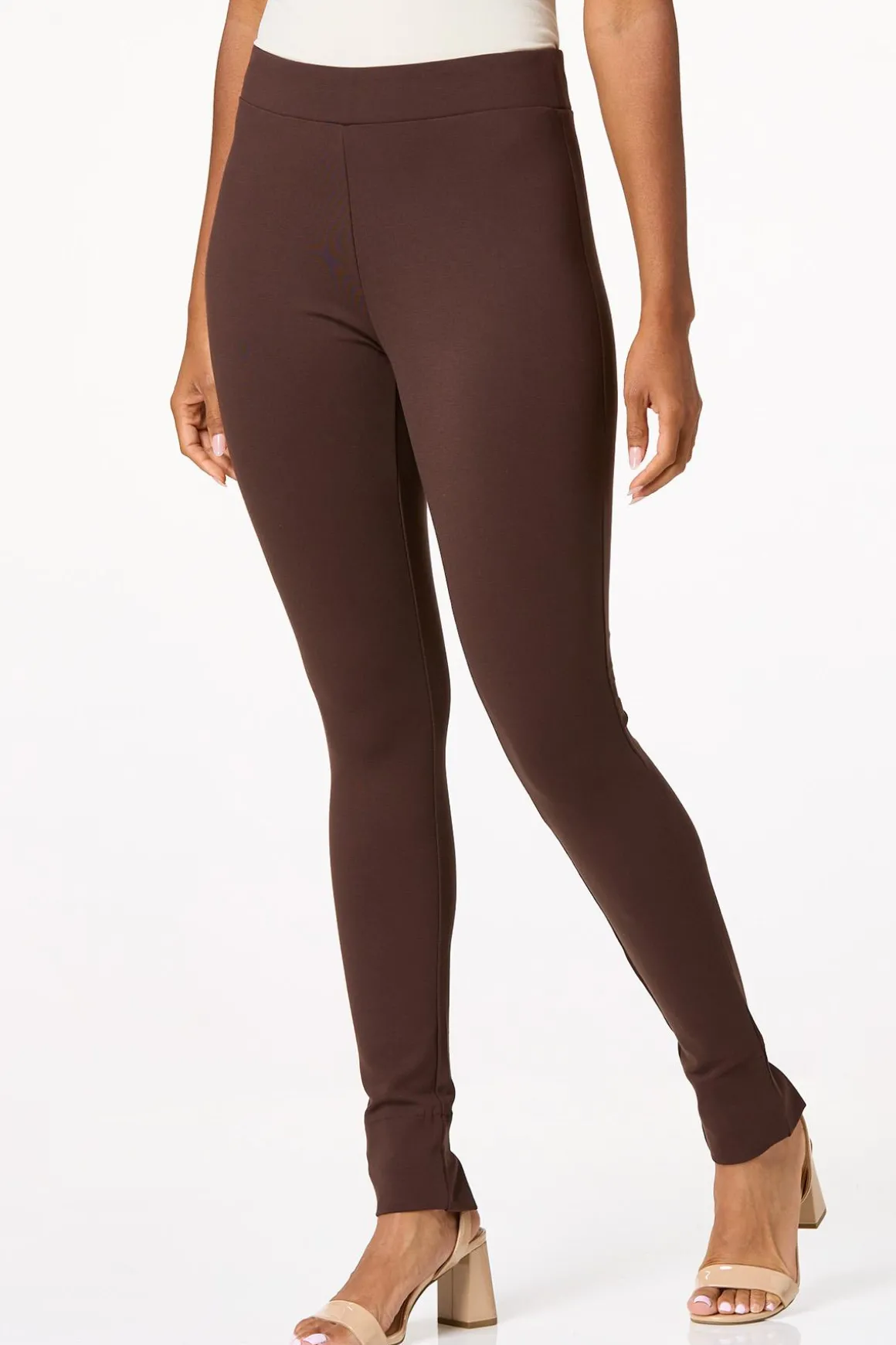 Slit Back Ponte Leggings