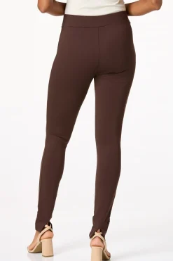 Slit Back Ponte Leggings