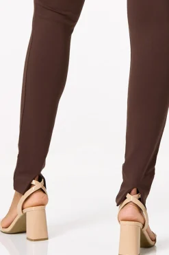 Slit Back Ponte Leggings