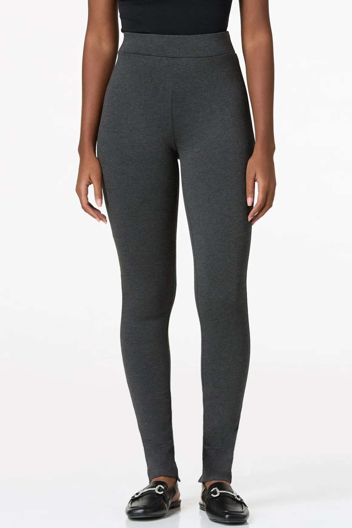 Slit Back Ponte Leggings
