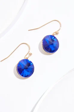 Small Glass Dangle Earrings