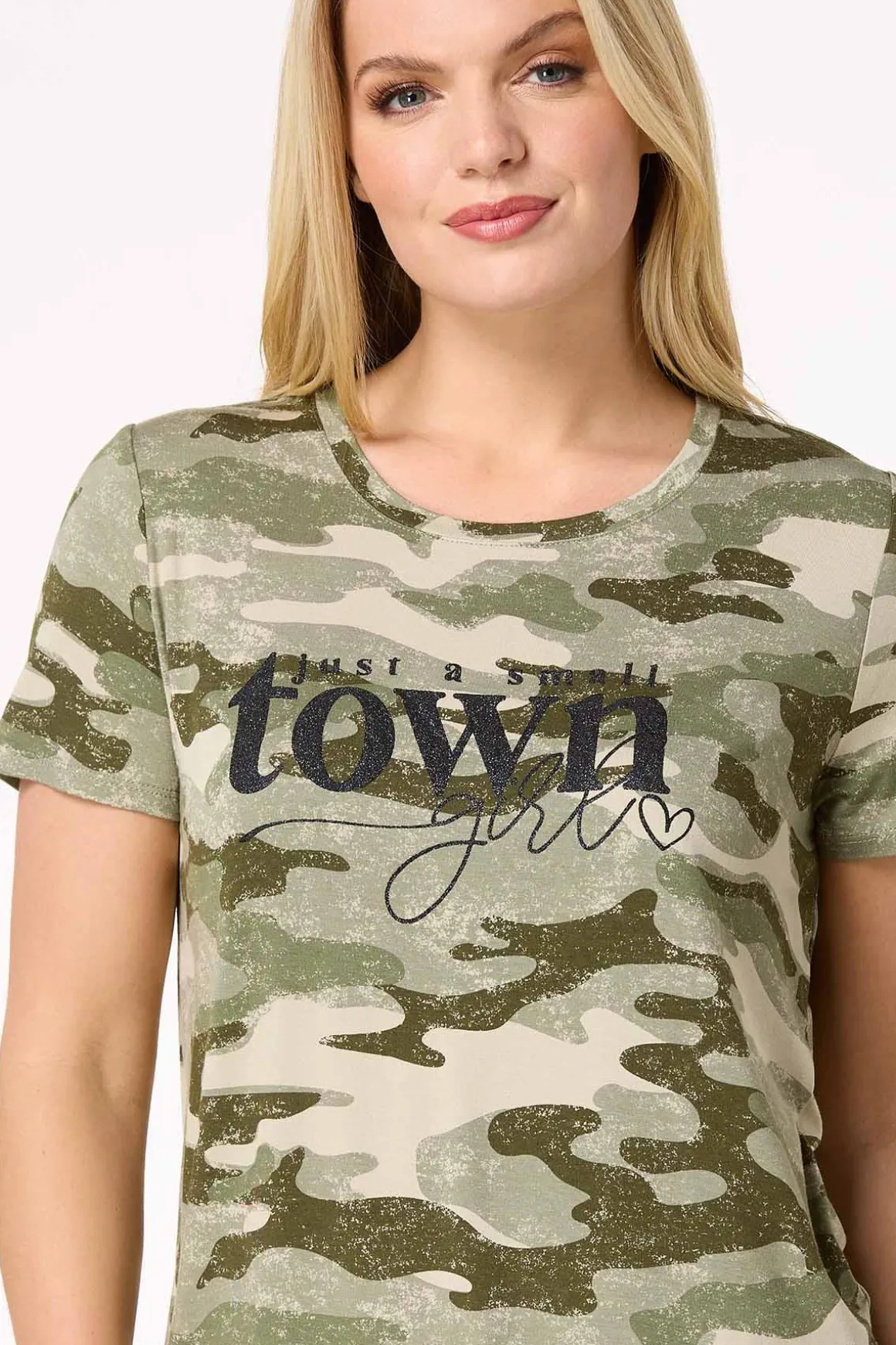 Small Town Girl Camo Tee