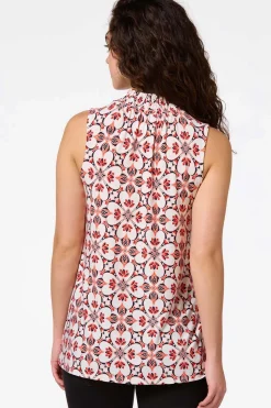 Smocked Floral Clover Top