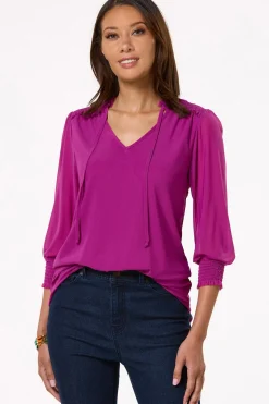 Smocked Shoulder Top