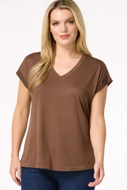 Soft Cuffed Sleeve Tee