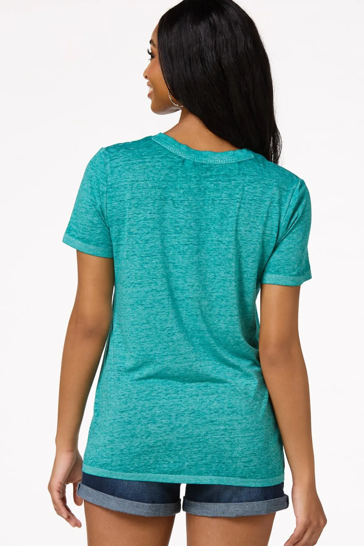 Solid Burnwash Tee