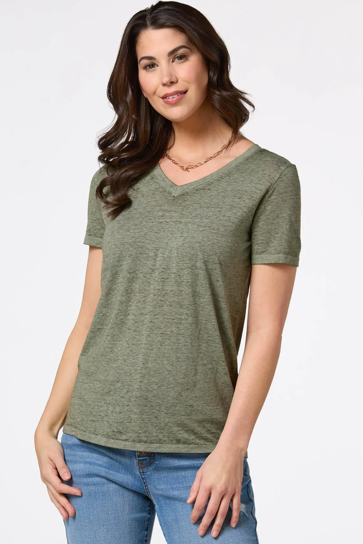 Solid Burnwash Tee