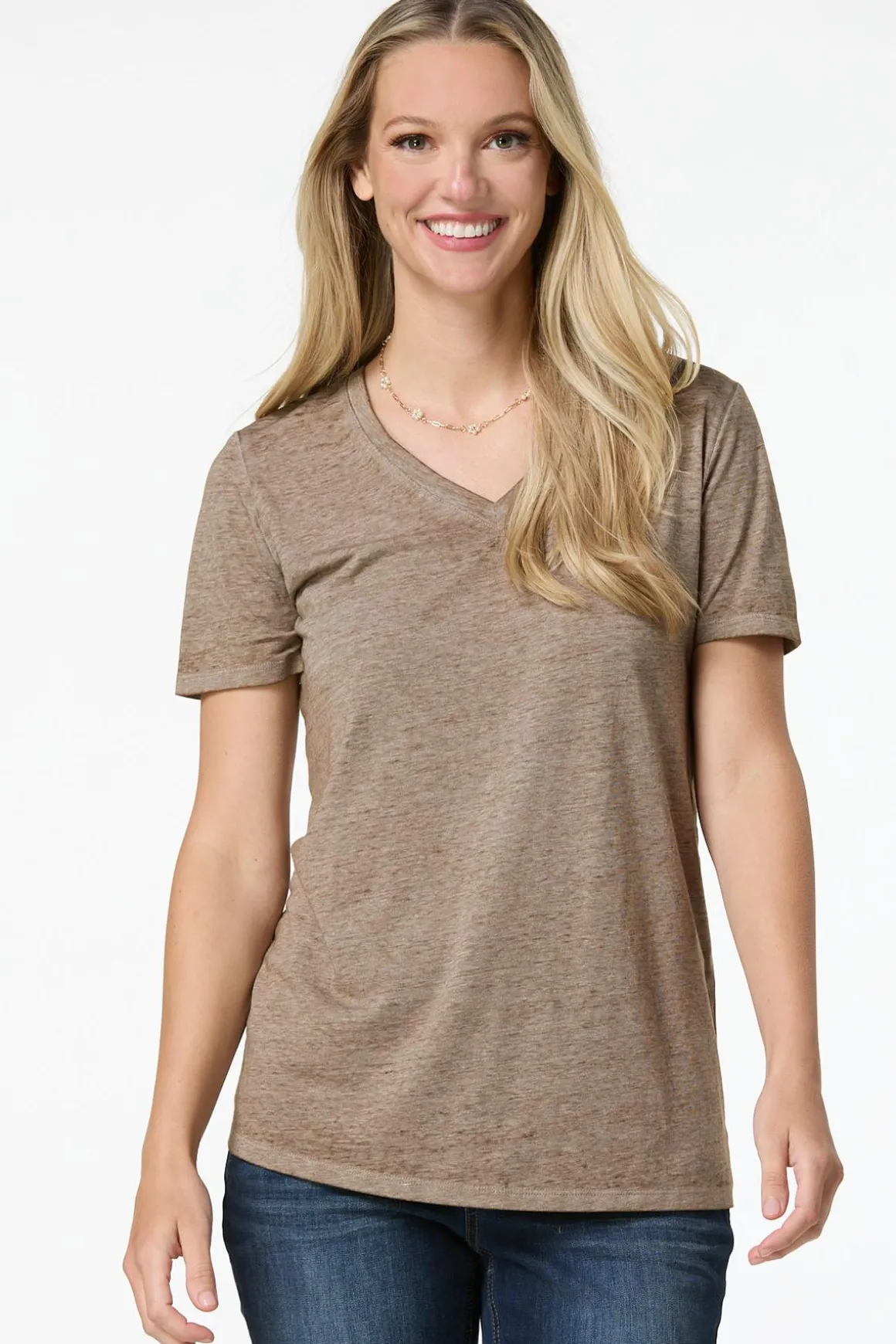 Solid Burnwash Tee