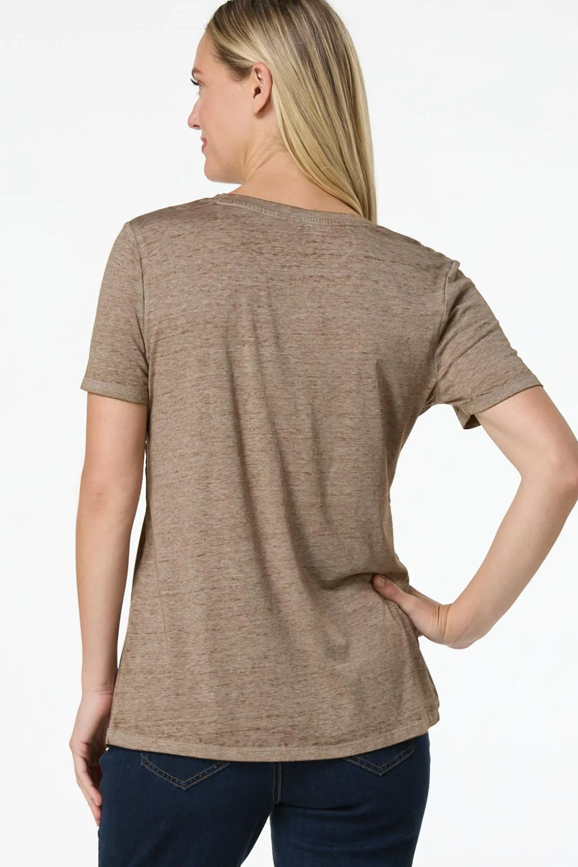 Solid Burnwash Tee