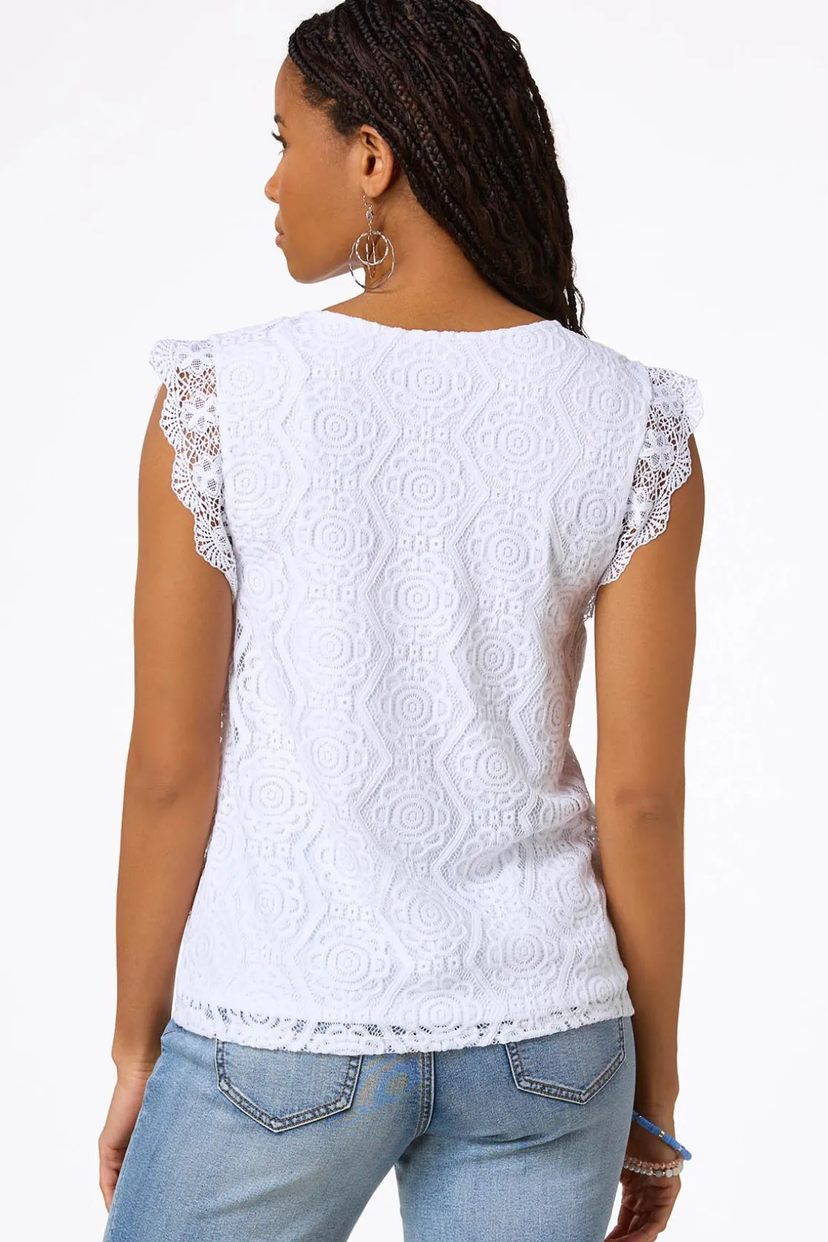 Solid Crochet Tank