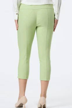 Solid Cropped Bengaline Pants