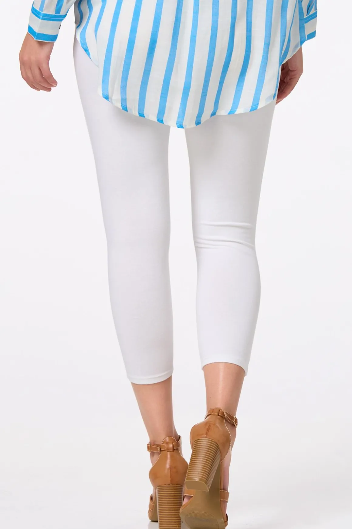 Solid Cropped Leggings