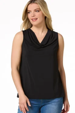 Solid Draped Front Tank
