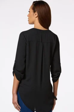 Solid High- Low Top