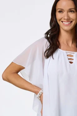 Solid Lattice Neck Capelet
