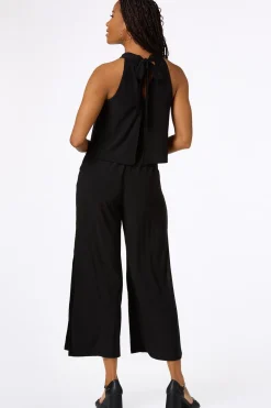 Solid Layered Panel Jumpsuit